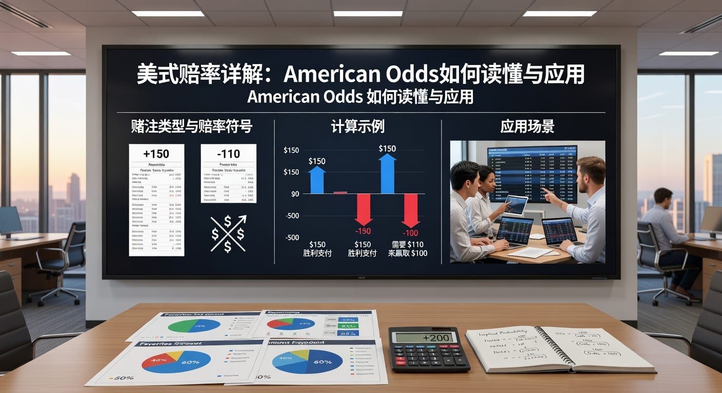 美式赔率 (American Odds) 深度解析：体育博彩玩家必备指南 - 乐透体育